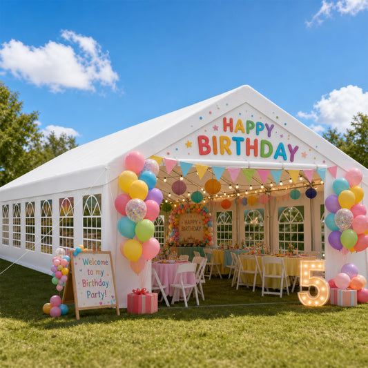 20x50 foot heavy duty outdoor carport canopy