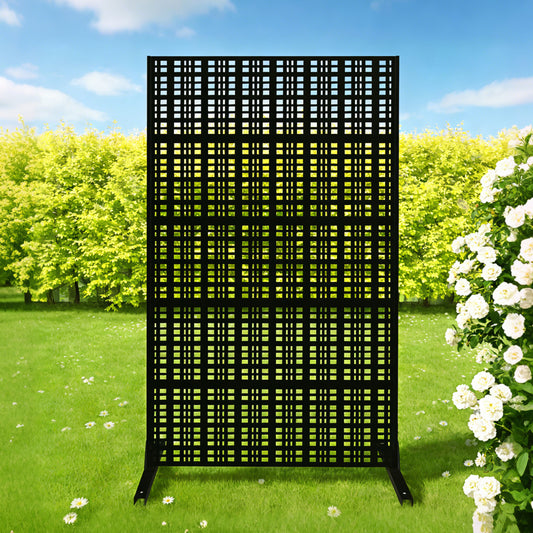 43-inch metal garden privacy screen