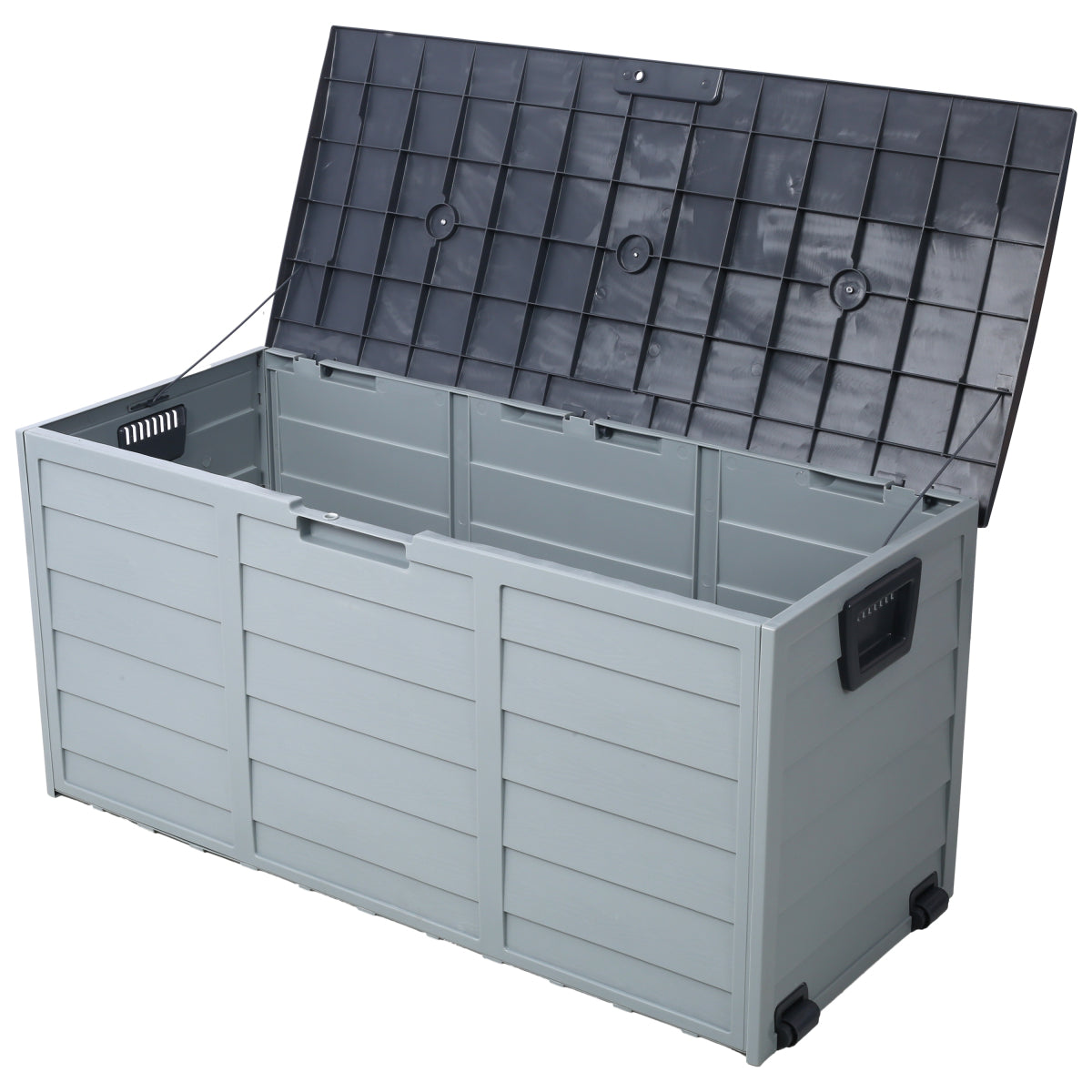 75 gallon large outdoor deck box for patio storage